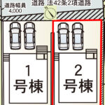 仲介手数料無料_宜野湾市大山2.2_区画図
