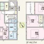 仲介手数料無料_宜野湾市大山2.2_間取図