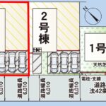 仲介手数料無料_読谷村大湾_区画図_3号棟