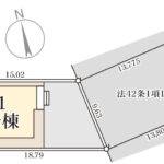仲介手数料無料_南城佐敷新開_区画図