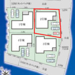 仲介手数料無料_南城市玉城字糸数3_区画図_2号棟