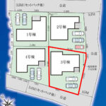 仲介手数料無料_南城市玉城字糸数3_区画図_3号棟