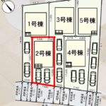 仲介手数料無料_糸満市宇江城2_区画図_2号棟