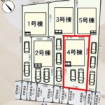 仲介手数料無料_糸満市宇江城2_区画図_4号棟