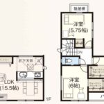 仲介手数料無料_糸満市座波2_間取図_2号棟
