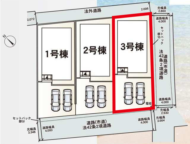 仲介手数料無料_うるま市天願3_区画図
