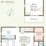 仲介手数料無料_うるま市江洲_間取図_3号棟