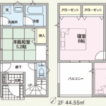 仲介手数料無料_与那原町板良敷2号棟_間取図