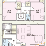 仲介手数料無料_中城村添石_間取図_1号棟