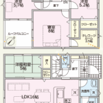 仲介手数料無料_中城村添石_間取図_3号棟