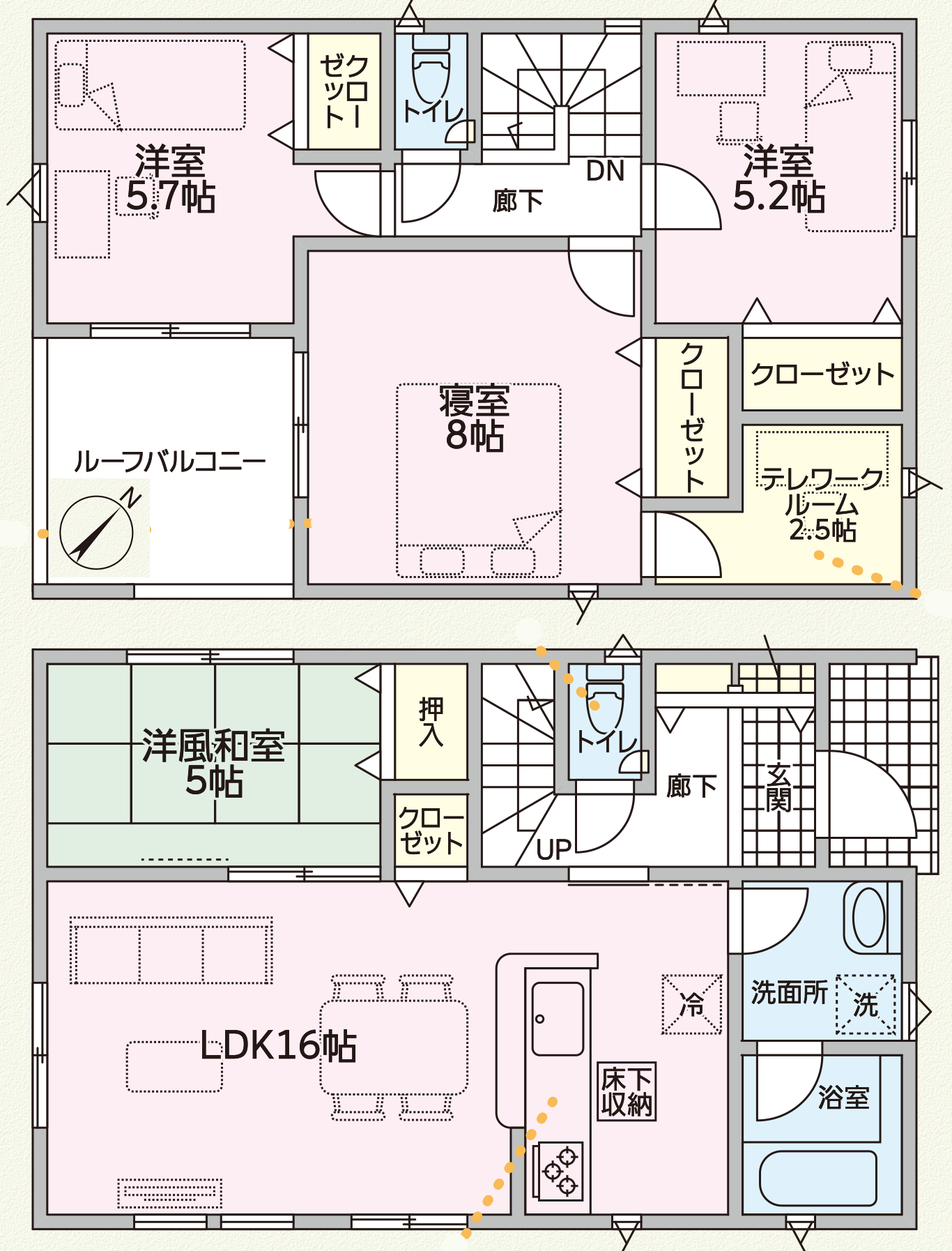仲介手数料無料_中城村添石_間取図_3号棟