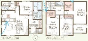 仲介手数料無料_八重瀬町具志頭lg_間取図_5号棟