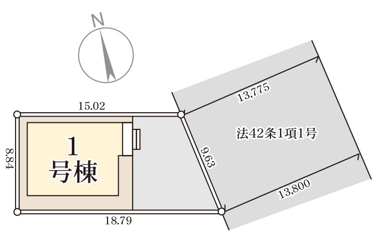 仲介手数料無料_南城佐敷新開_区画図