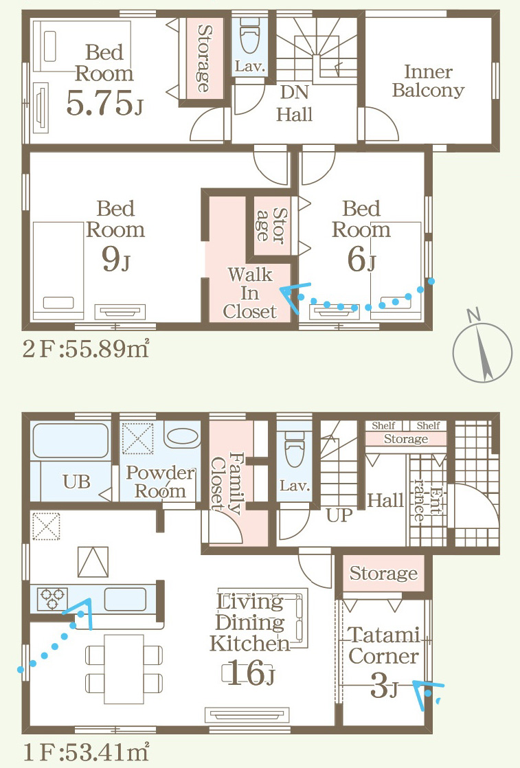 仲介手数料無料_南城佐敷新開_間取図