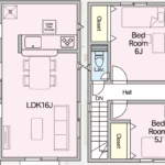 仲介手数料無料_南城市佐敷仲伊保第4__間取図_1号棟