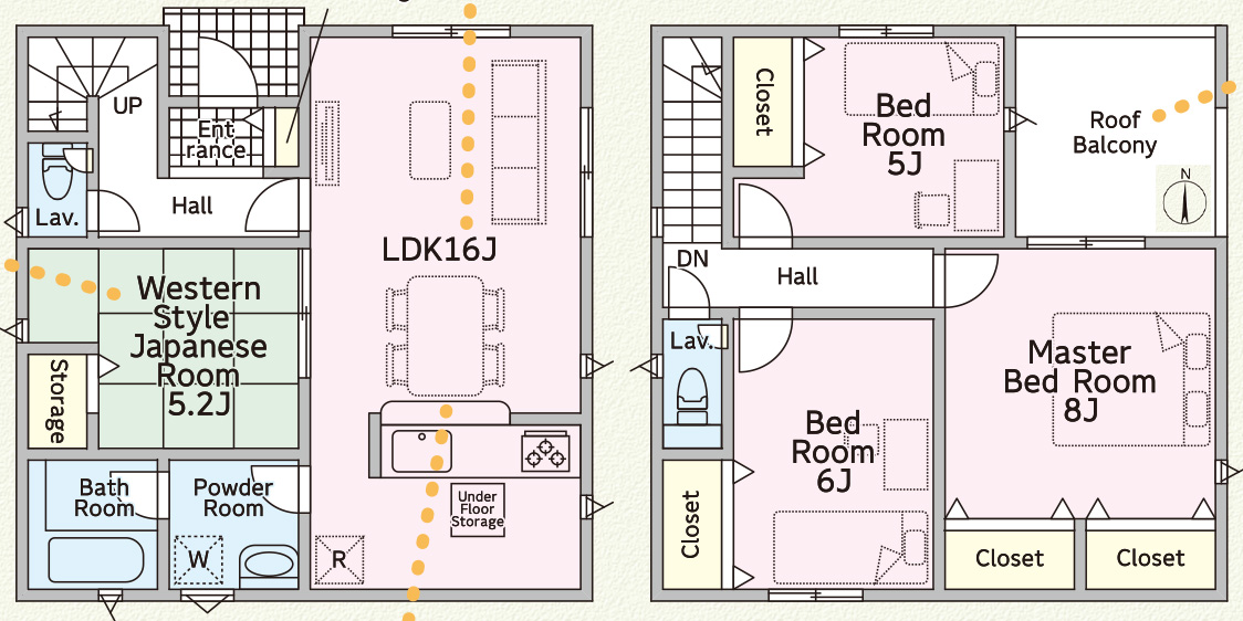 仲介手数料無料_南城市佐敷字冨祖崎_間取図_2号棟