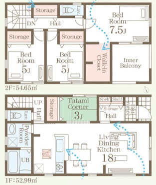 仲介手数料無料_南城市佐敷字新里_間取図_3号棟