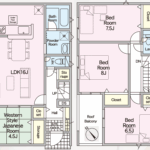 仲介手数料無料_南城市大里稲嶺第4__間取図_1号棟