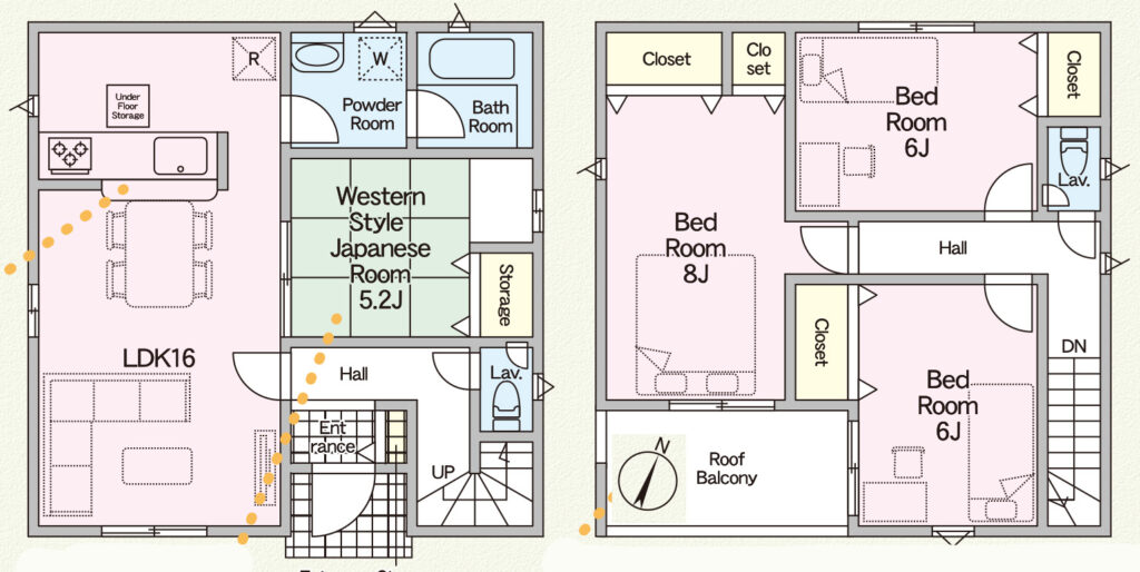 仲介手数料無料_南城市玉城字前川_間取図_5号棟