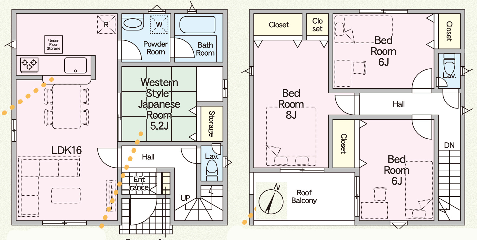仲介手数料無料_南城市玉城字前川_間取図_5号棟