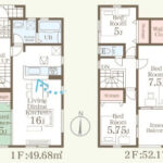 仲介手数料無料_沖縄市南桃原_間取図_2号棟