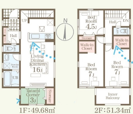 仲介手数料無料_沖縄市南桃原_間取図_3号棟
