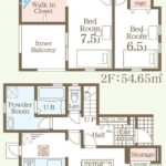 仲介手数料無料_沖縄市園田2_間取図_2号棟
