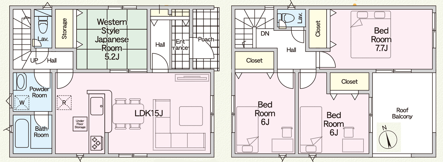 仲介手数料無料_糸満市大度_間取図_3号棟