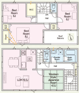 仲介手数料無料_糸満市大度_間取図_4号棟