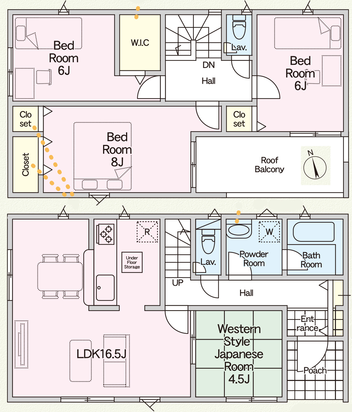 仲介手数料無料_糸満市大度_間取図_4号棟