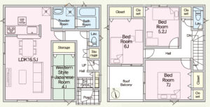 仲介手数料無料_糸満市大度_間取図_5号棟