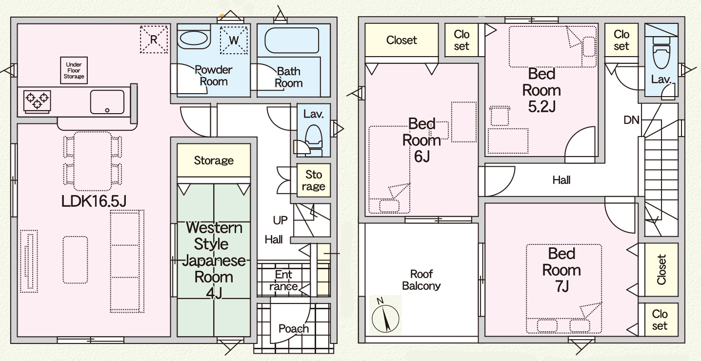 仲介手数料無料_糸満市大度_間取図_5号棟