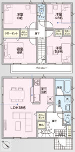 仲介手数料無料_豊見城市嘉数_間取図_5号棟