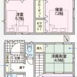 仲介手数料無料_金武町屋嘉2号棟_間取図