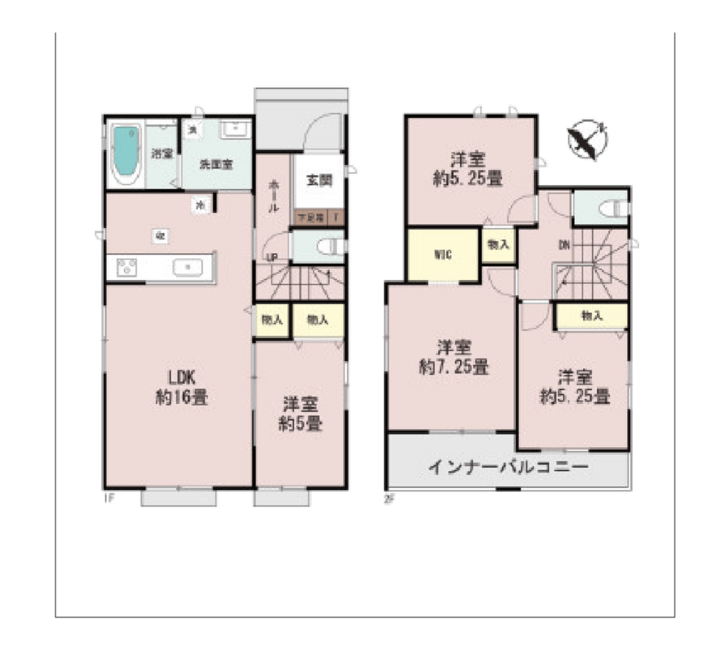 仲介手数料無料 沖縄｜沖縄市東 C号棟 間取図｜レキオスハウジング