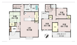 糸満市糸満 A号棟 間取図
