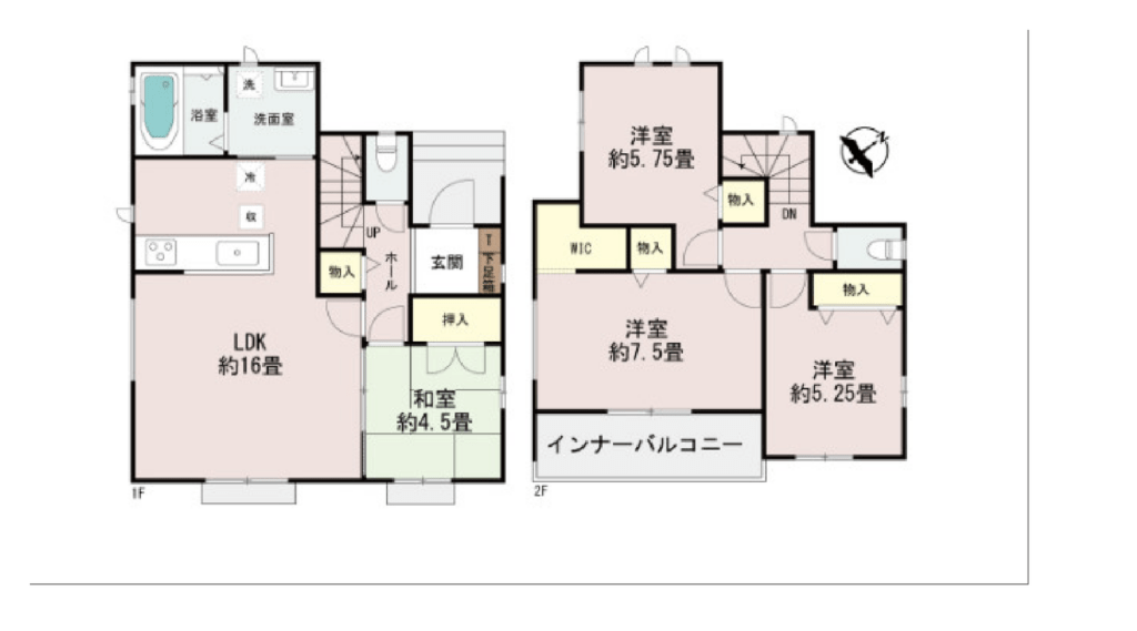 豊見城市金良Ⅲ G号棟 間取図