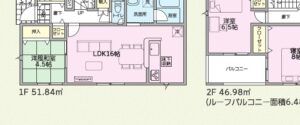 読谷村大湾第2期2号棟 間取図